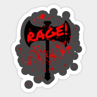 I would like to RAGE! Sticker